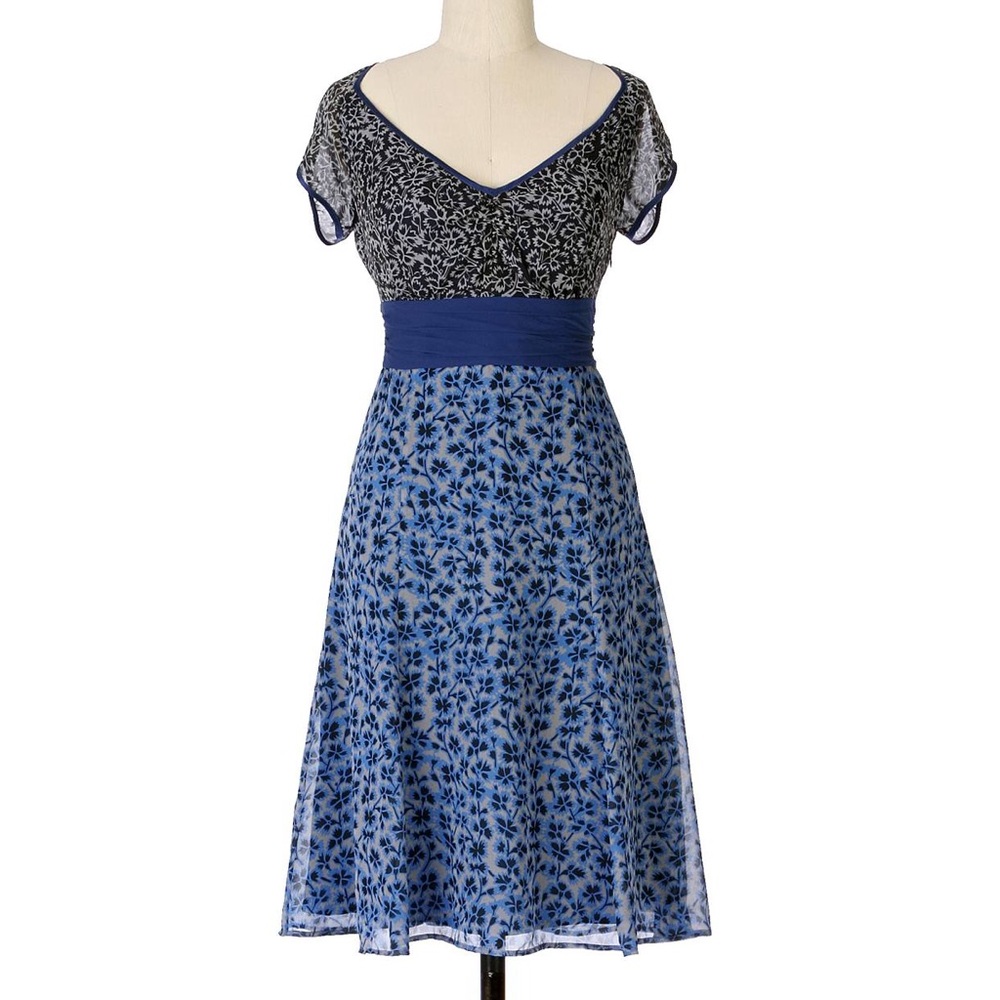 Airy chiffon Viola dress